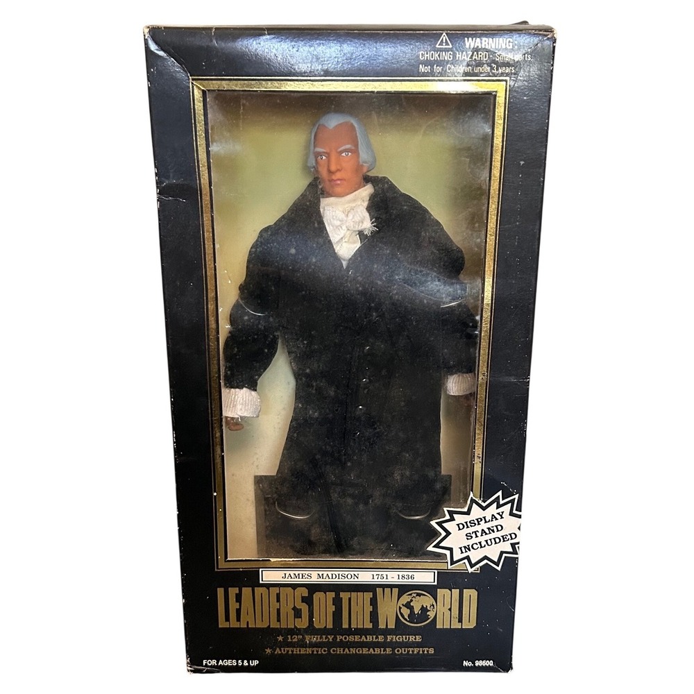 1997 Leaders of the World James Madison 12" Action Figure Formative Intl 98600